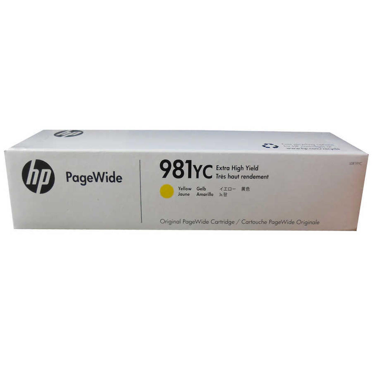 HP 981YC-L019YC Orijinal Sarı Mürekkep Kartuş