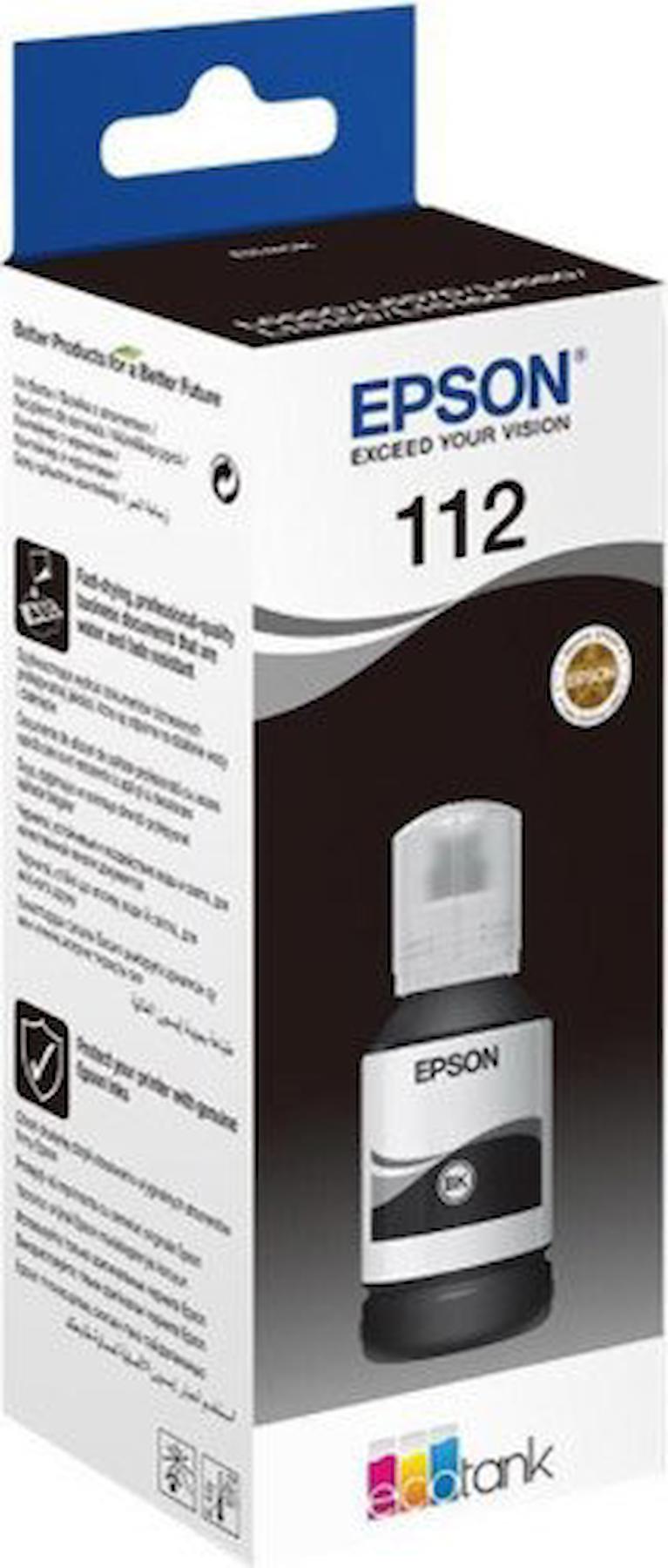 Epson 112 Orijinal Siyah Mürekkep Kartuş