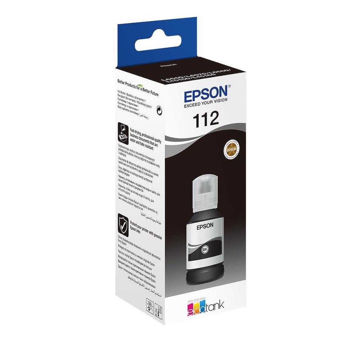 Epson T112-C13T06C14A Orijinal Siyah Mürekkep Kartuş