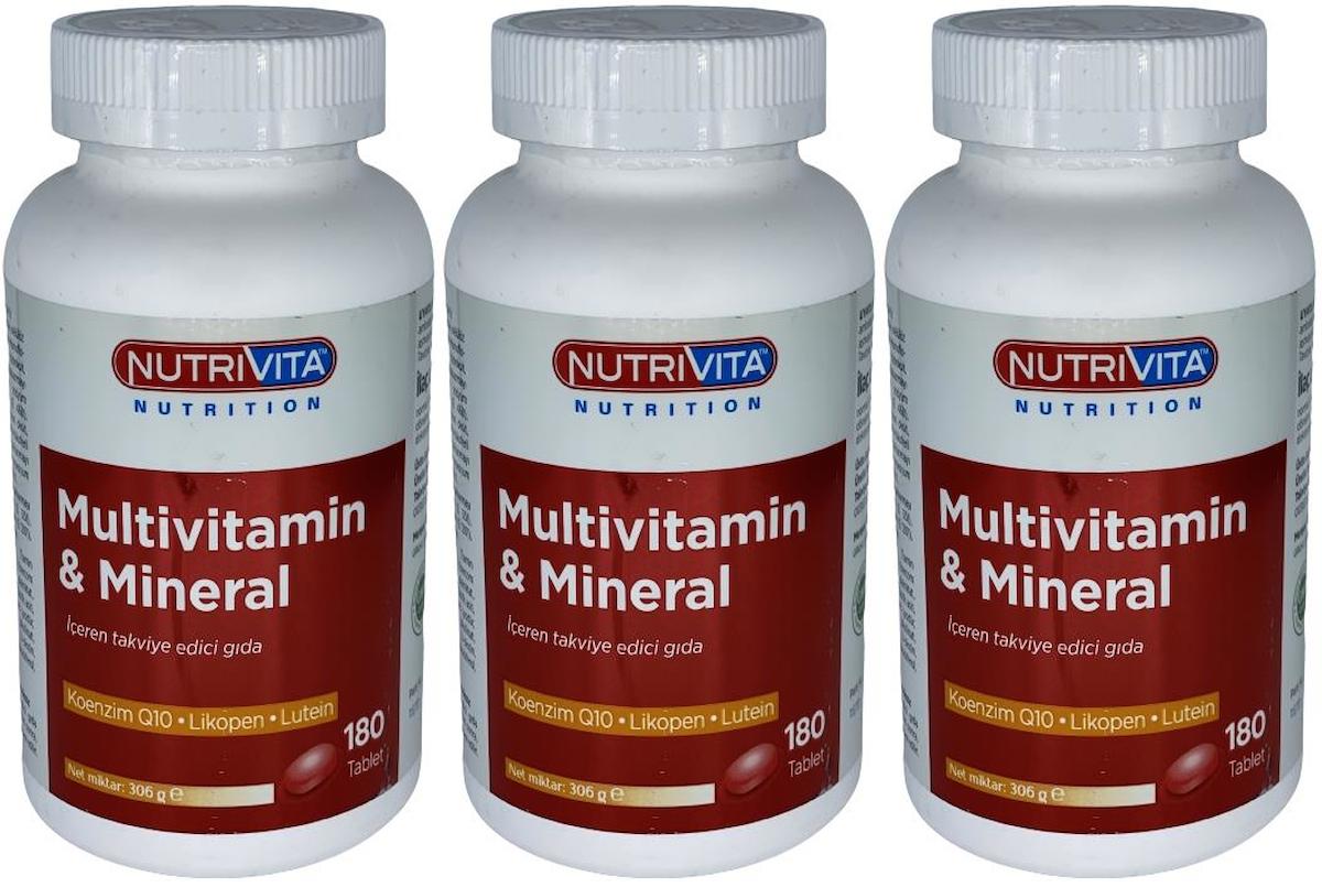 Nutrivita Nutrition Sade Unisex Vitamin 3x180 Tablet