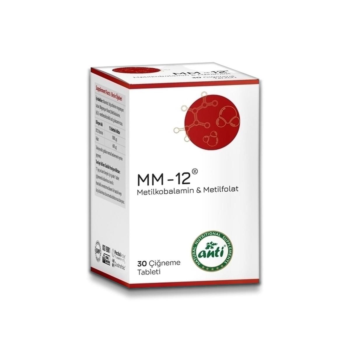 Anti Mm-12 Sade Unisex Vitamin 30 Tablet