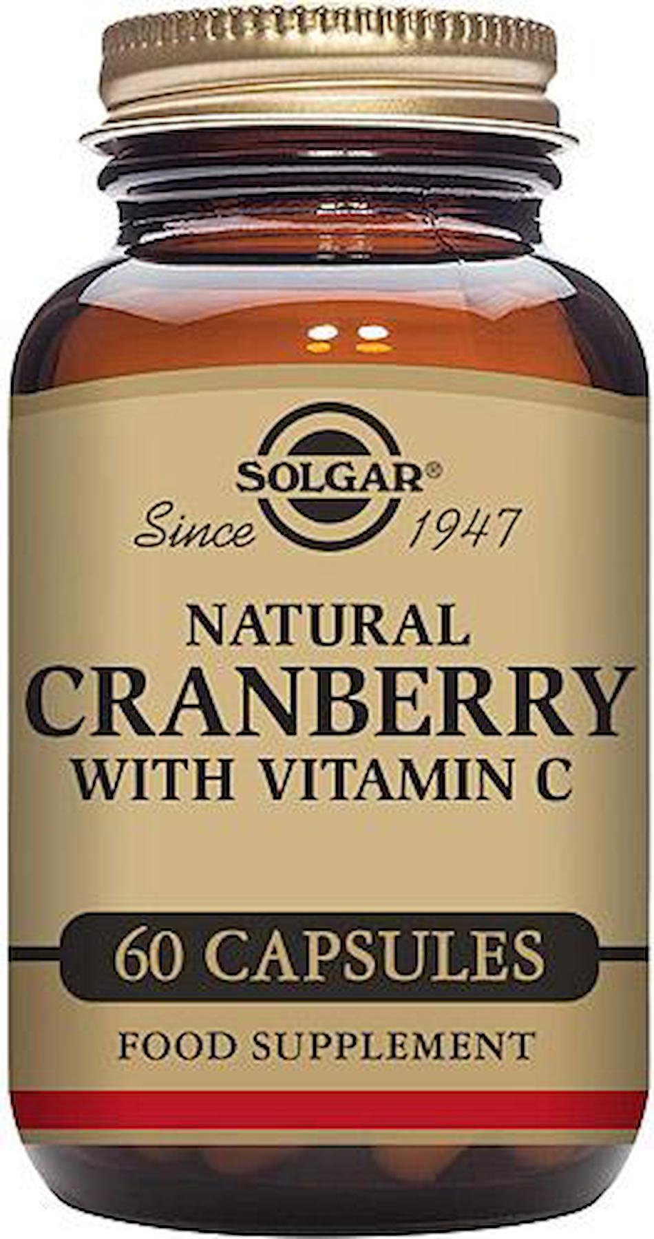 Solgar Cranberry With Sade Unisex Vitamin 60 Kapsül