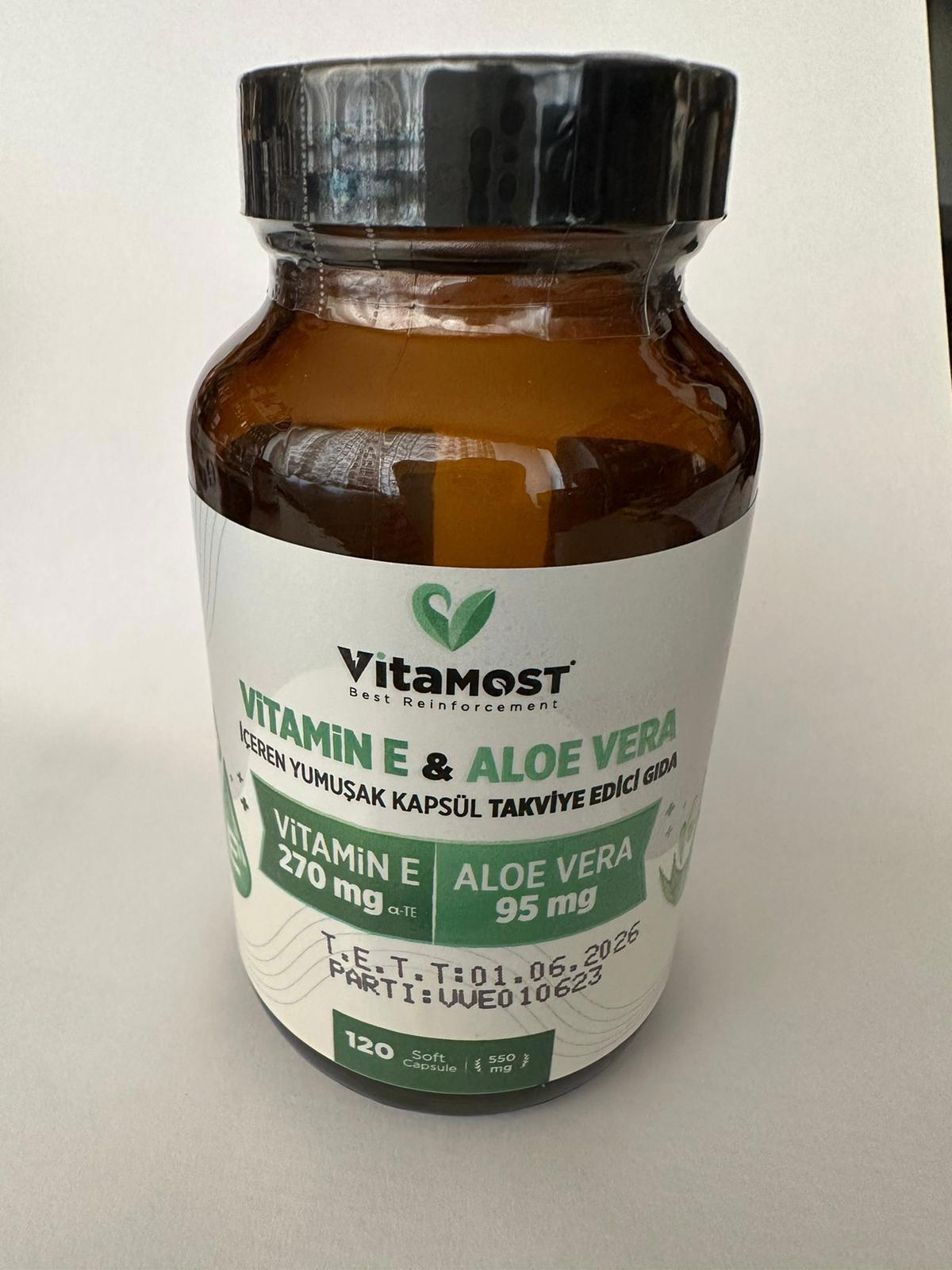 Vitamost Aloe Vera Aromalı Unisex Vitamin 120 Kapsül