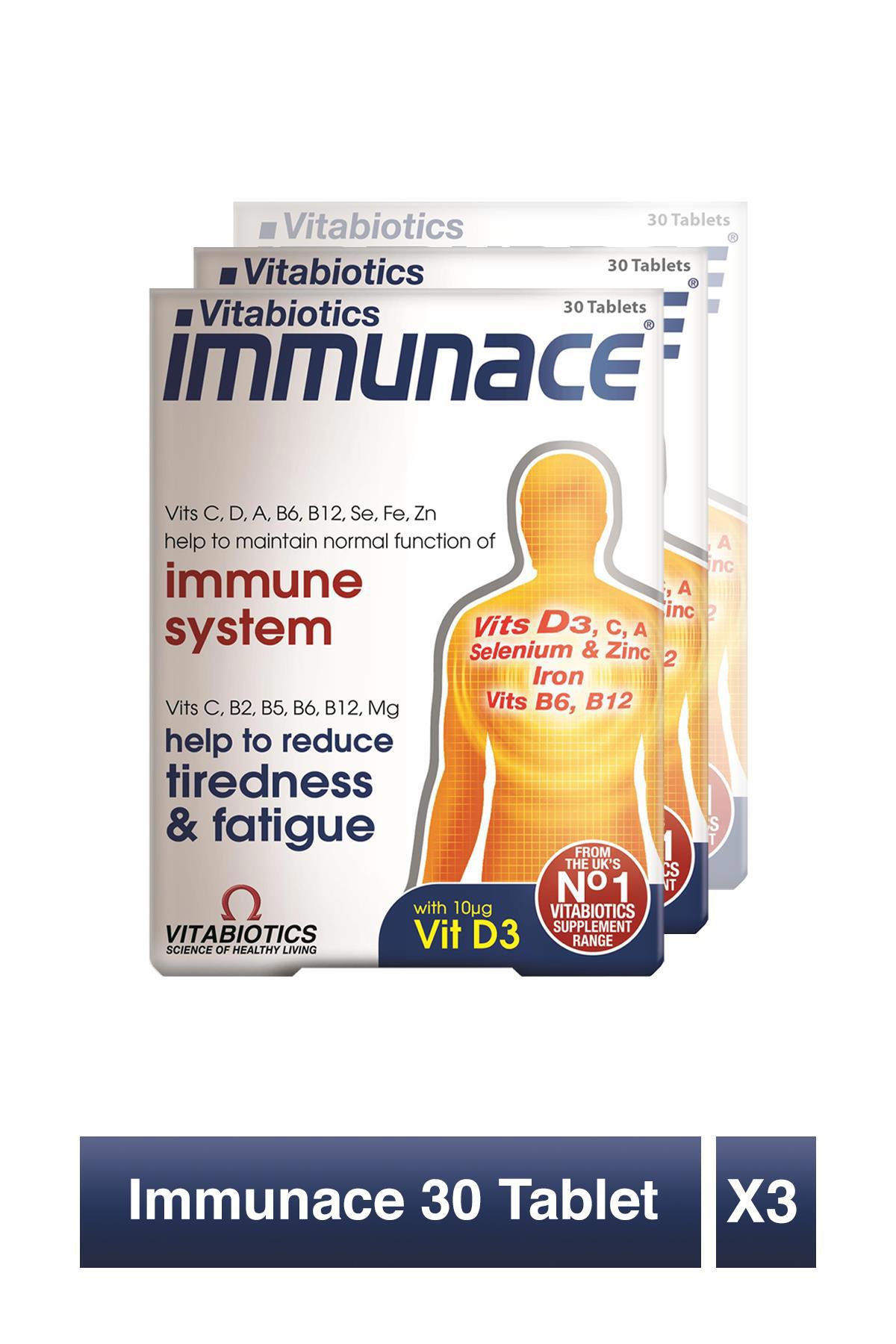 Immunace İmmune Aromasız Unisex Vitamin 3x30 Tablet