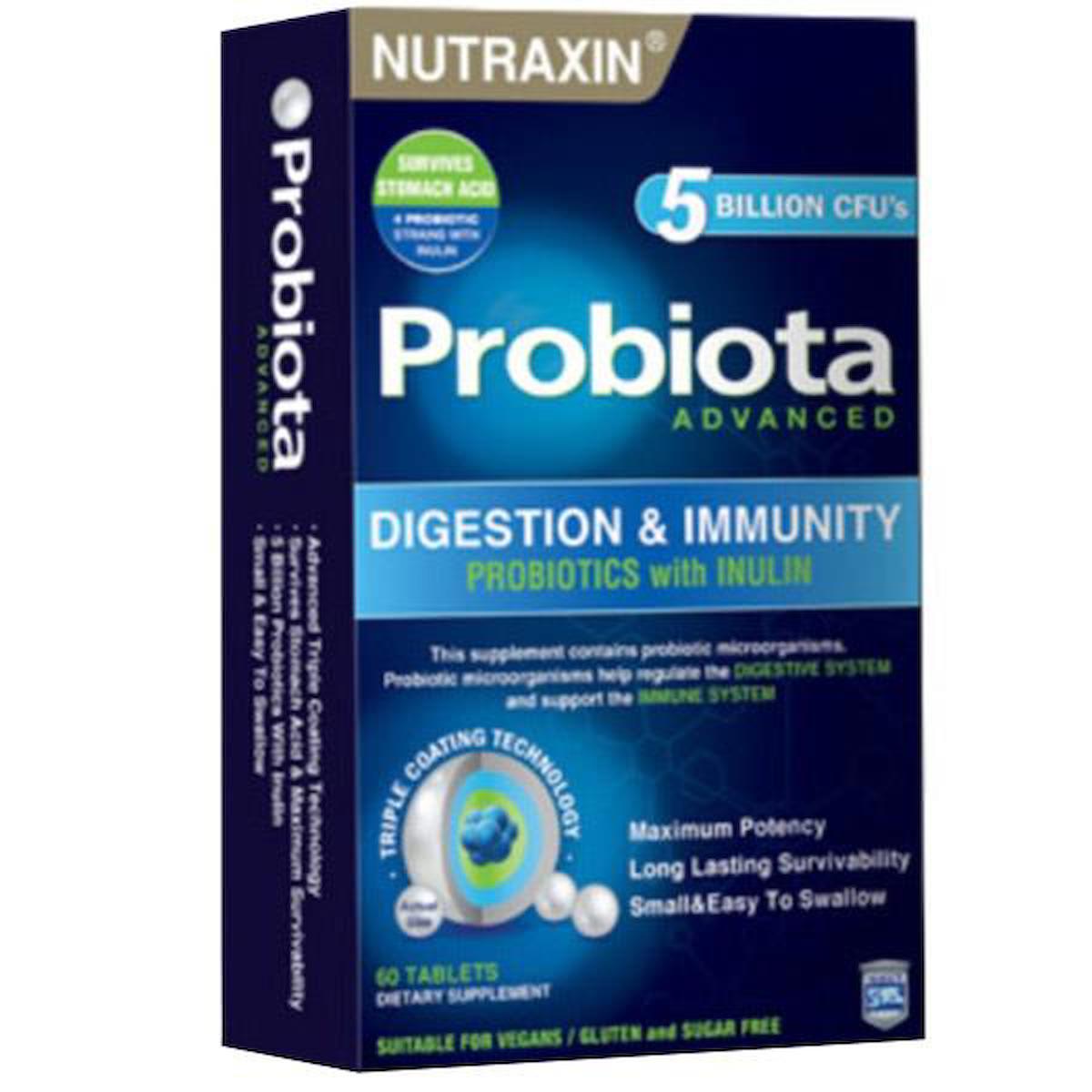 Nutraxin Probiyotik Aromasız Unisex Vitamin 60 Tablet