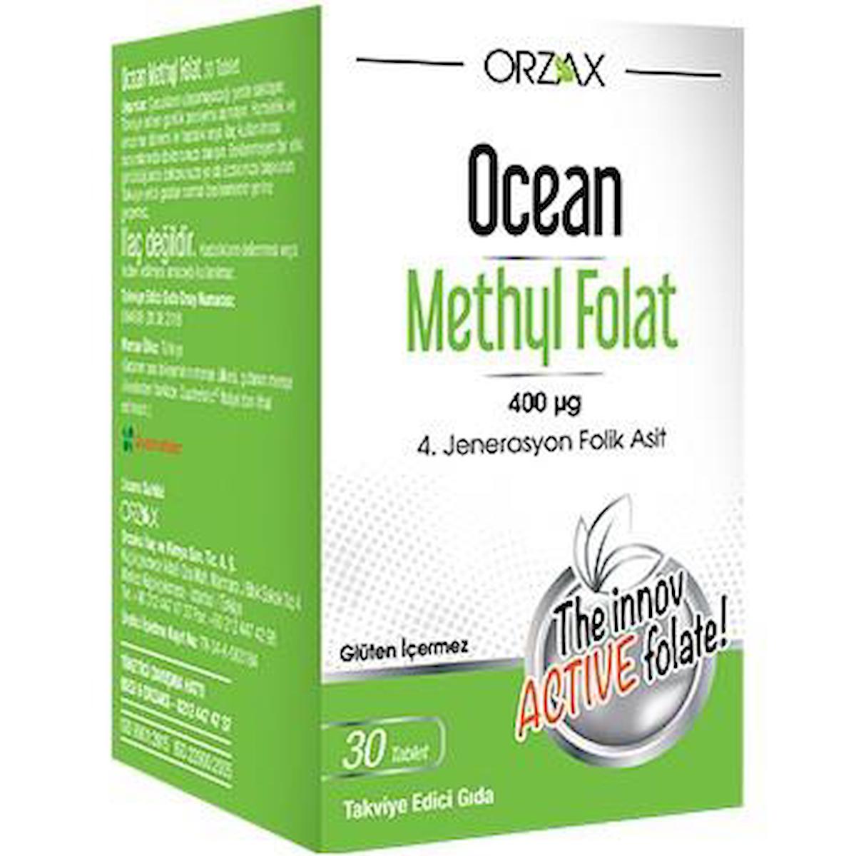 Ocean Methyl Folat Sade Unisex Vitamin 30 Tablet