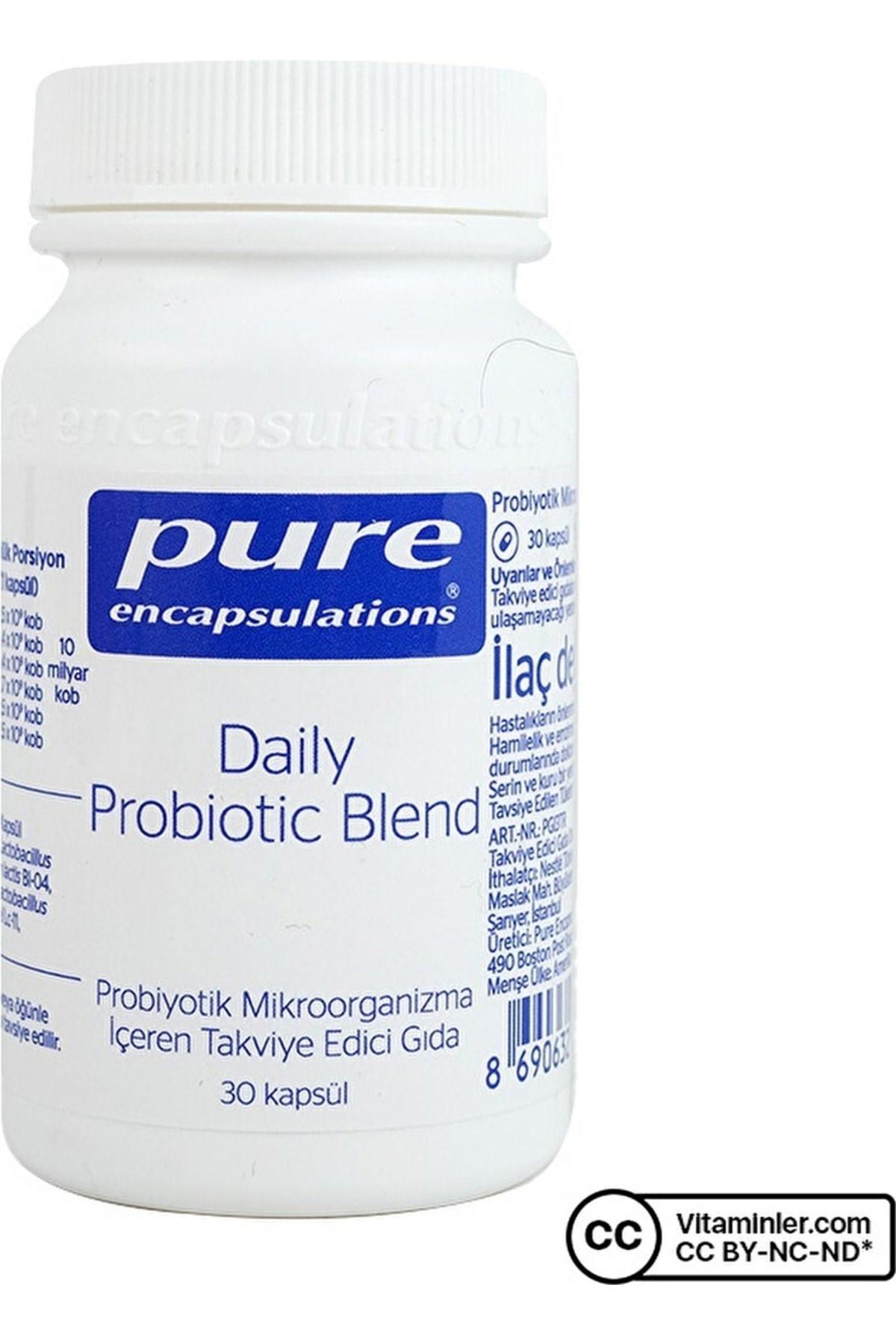 Pure Encapsulations Probiyotik Sade Unisex Vitamin 30 Tablet