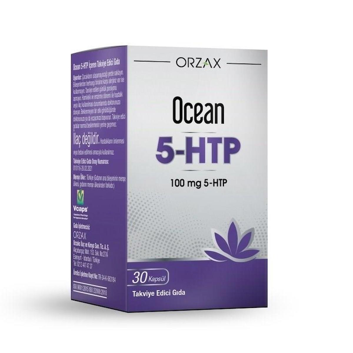 Ocean Orzax Htp Aromasız Unisex Vitamin 30 Kapsül