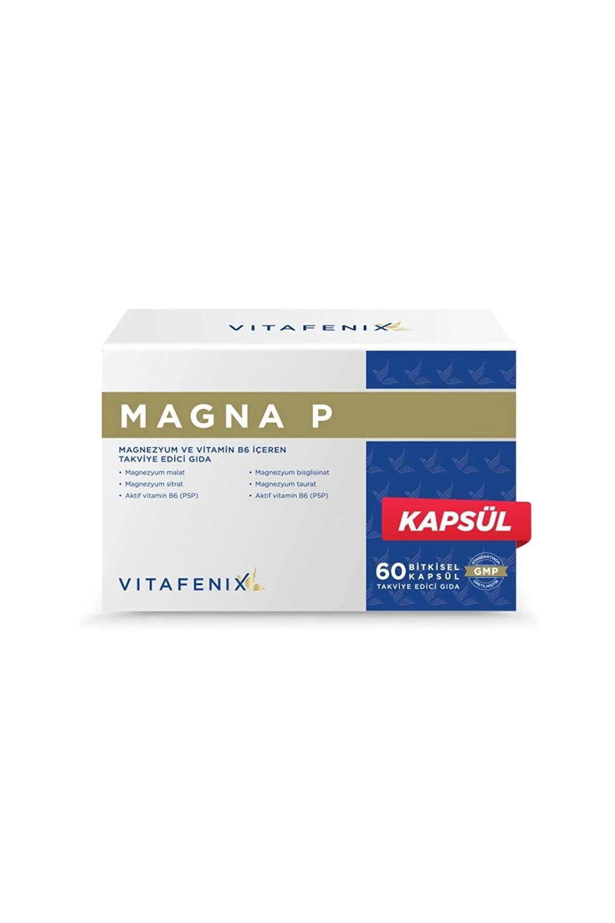 Vitafenix Magnezyum Aromasız Unisex Vitamin 60 Kapsül