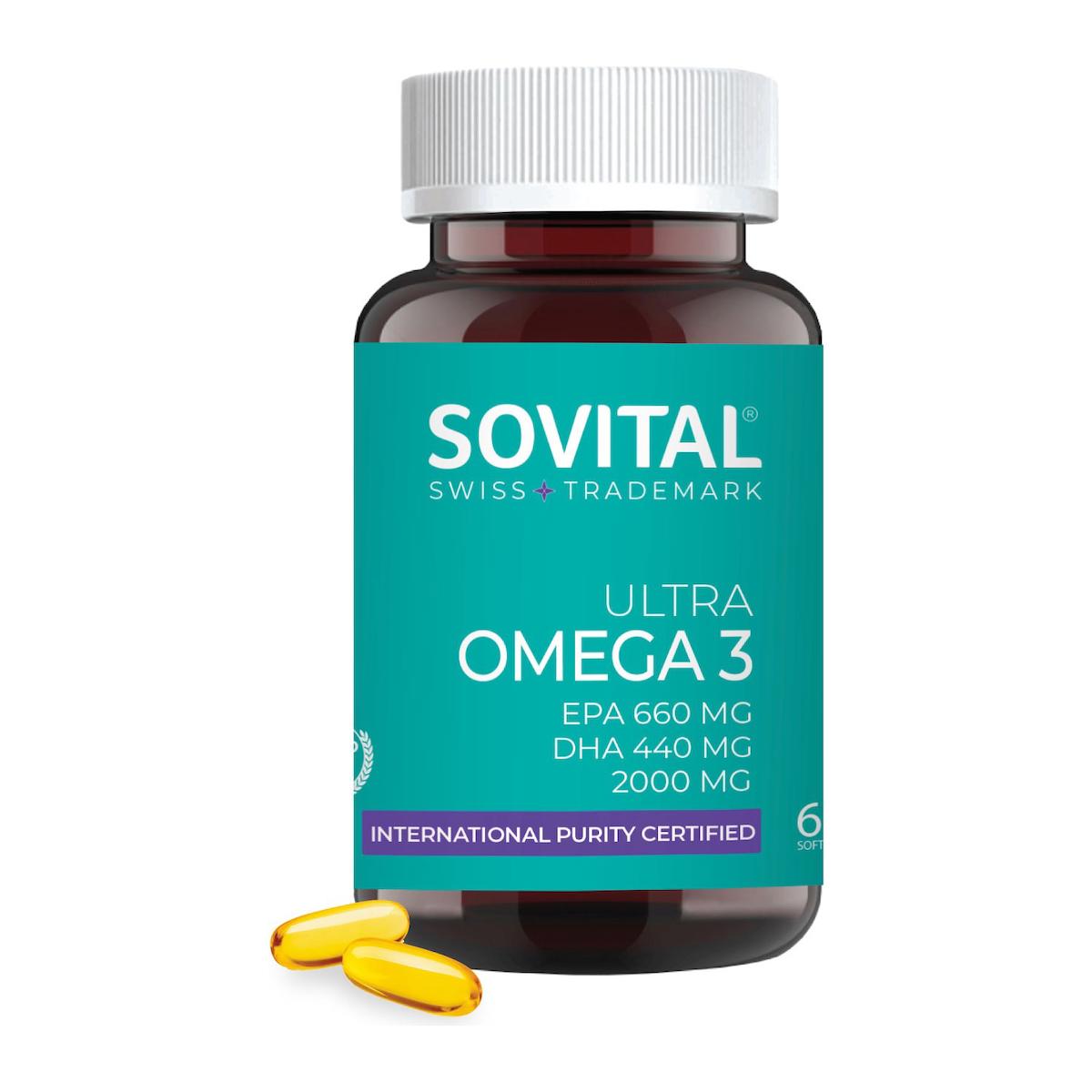 Sovıtal Omega 3 Aromasız Unisex Vitamin 60 Tablet