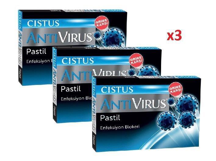 Cıstus Antivirus Aromalı Unisex Vitamin 3x10 Tablet