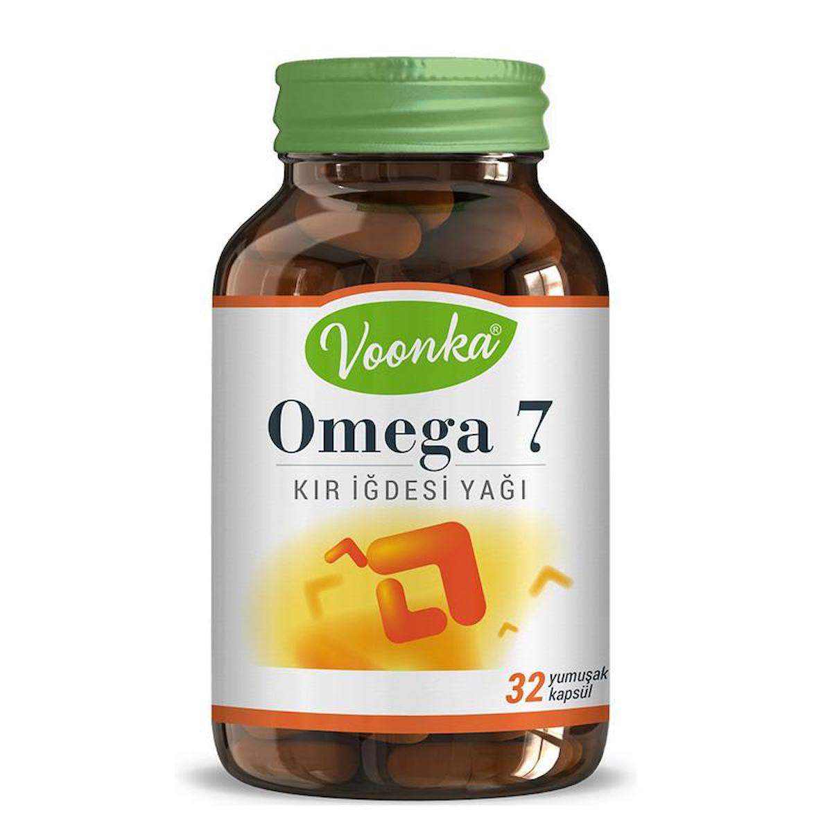 Voonka Omega 7 Kir İğdesi Yağı Aromasız Unisex Vitamin 32 Kapsül