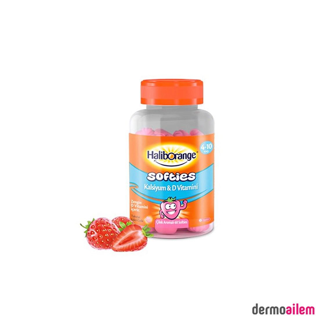 Haliborange Haliborange Softies Kalsiyum D Aromalı Unisex Vitamin 60 Kapsül