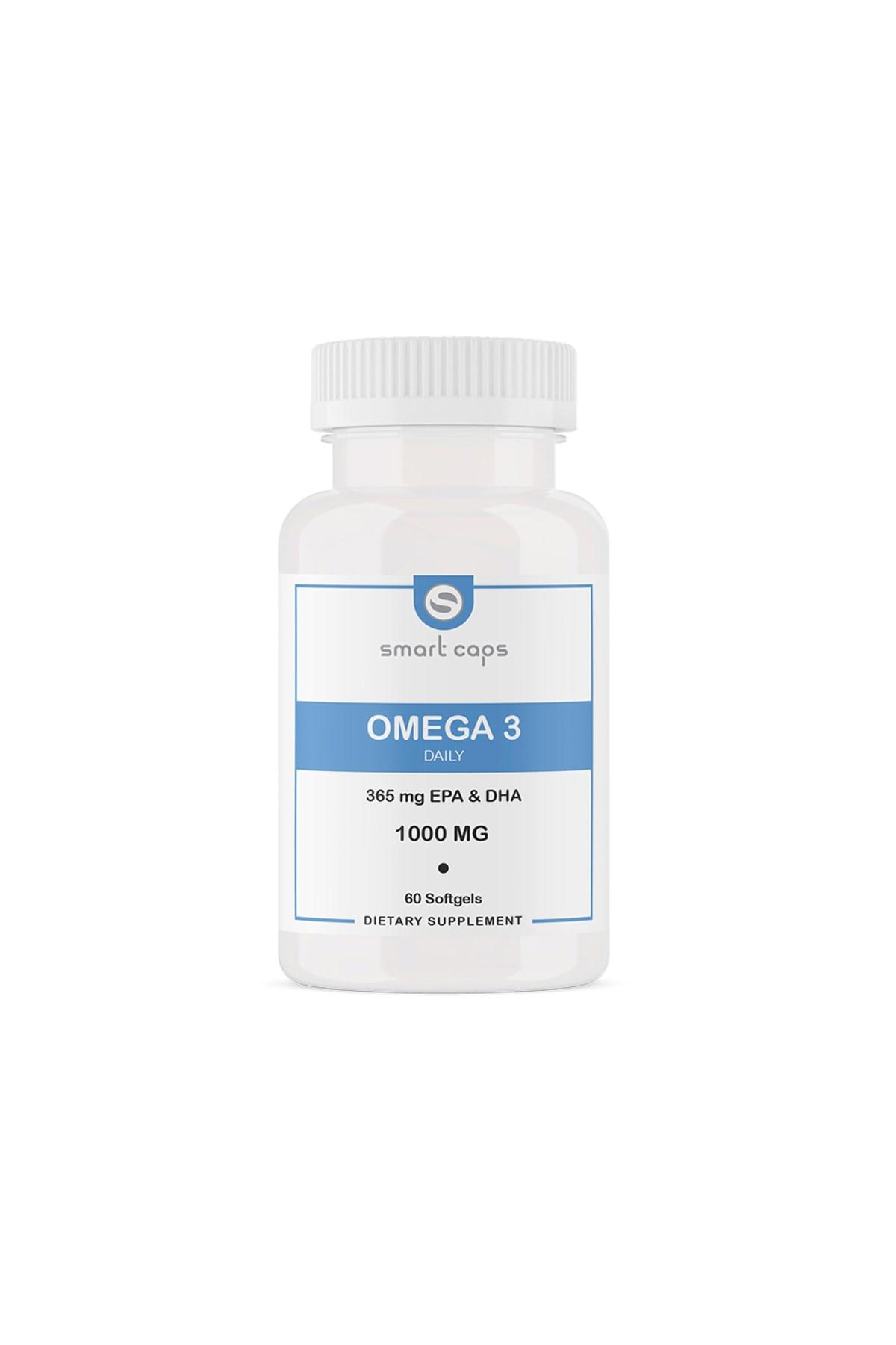 Smartcaps Omega-3 Aromasız Unisex Vitamin 60 Kapsül