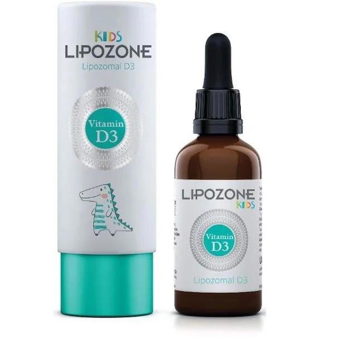 Lipozone Vitamin D3 Aromasız Çocuk 60 ml