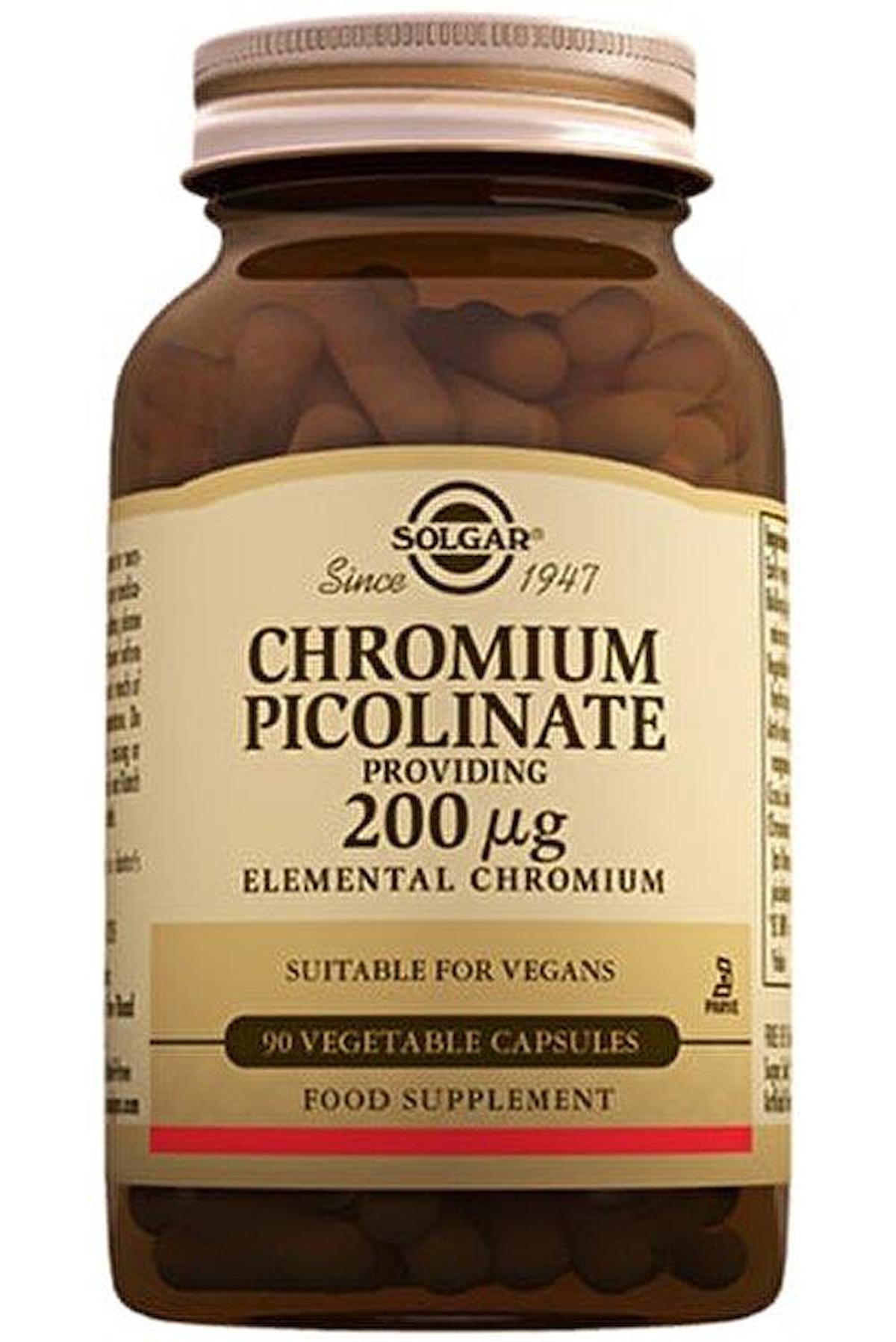 Solgar Chromium Sade Unisex Vitamin 90 Kapsül