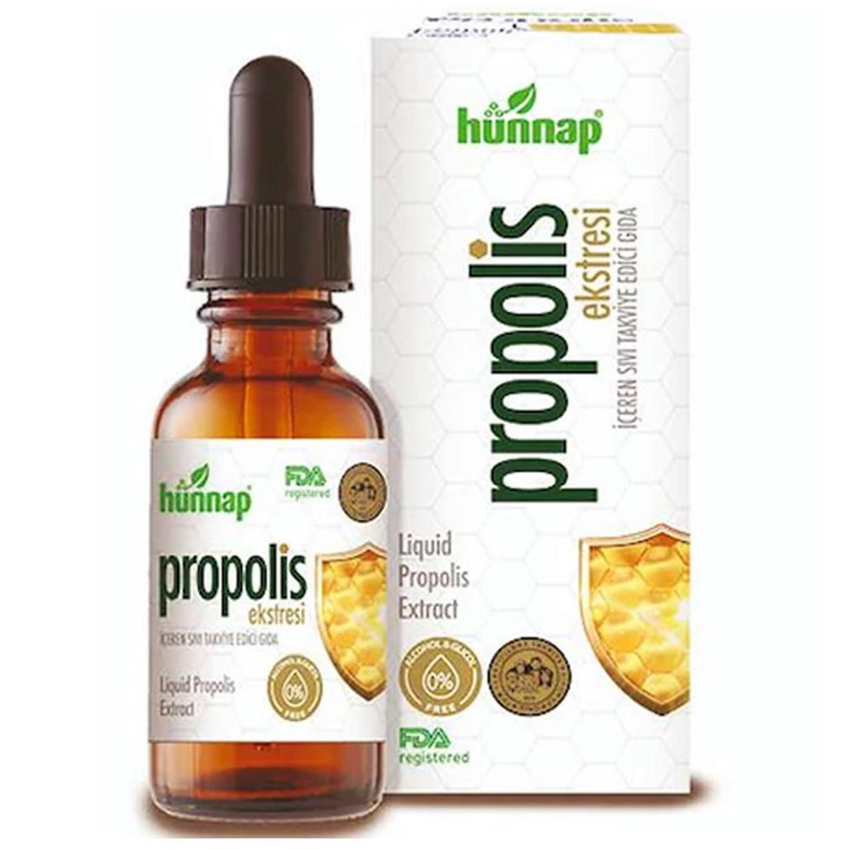 Hünnap Propolis Aromalı Unisex Vitamin 30 ml