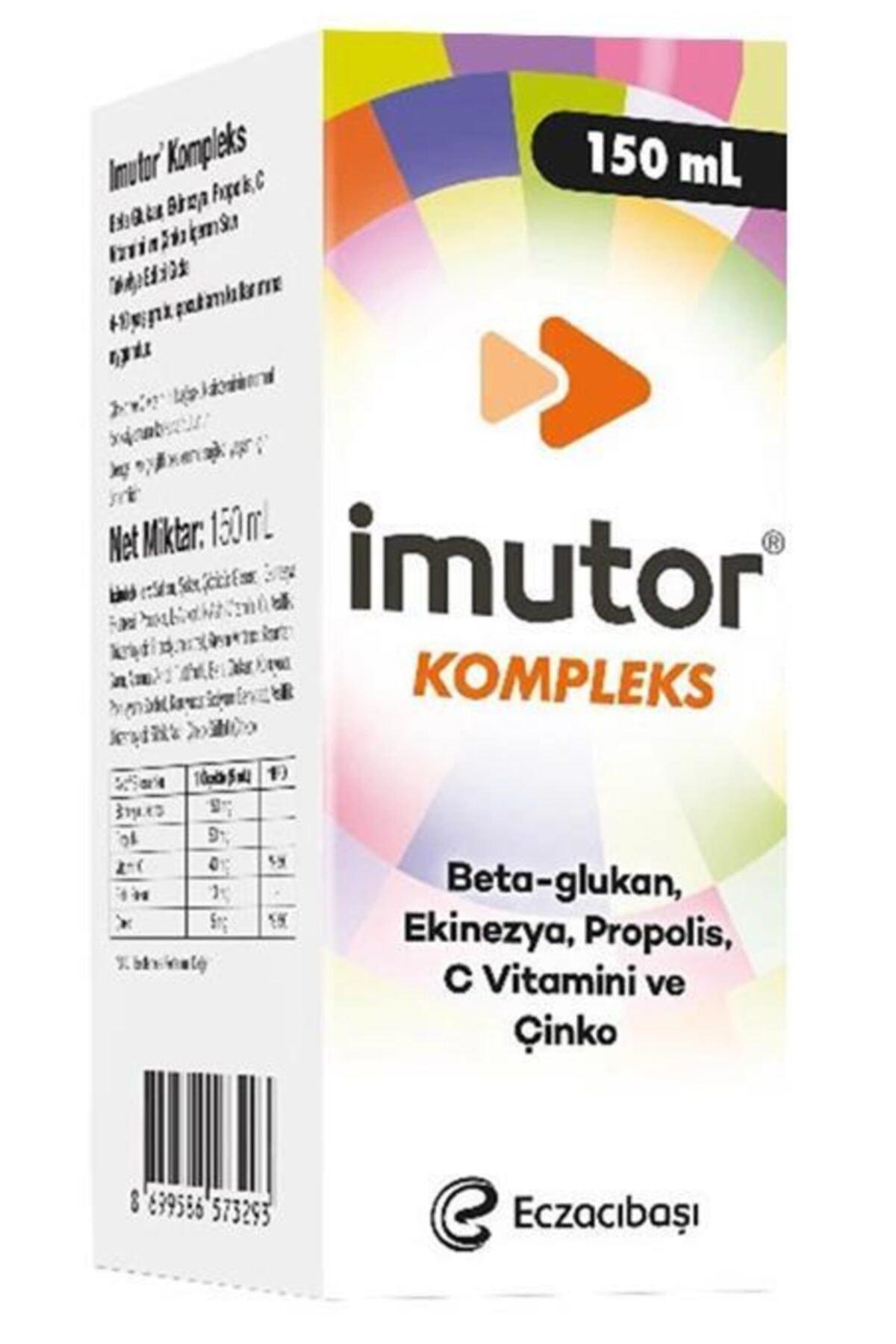 Imutor Glukan Komplex Aromasız Unisex Vitamin 150 ml