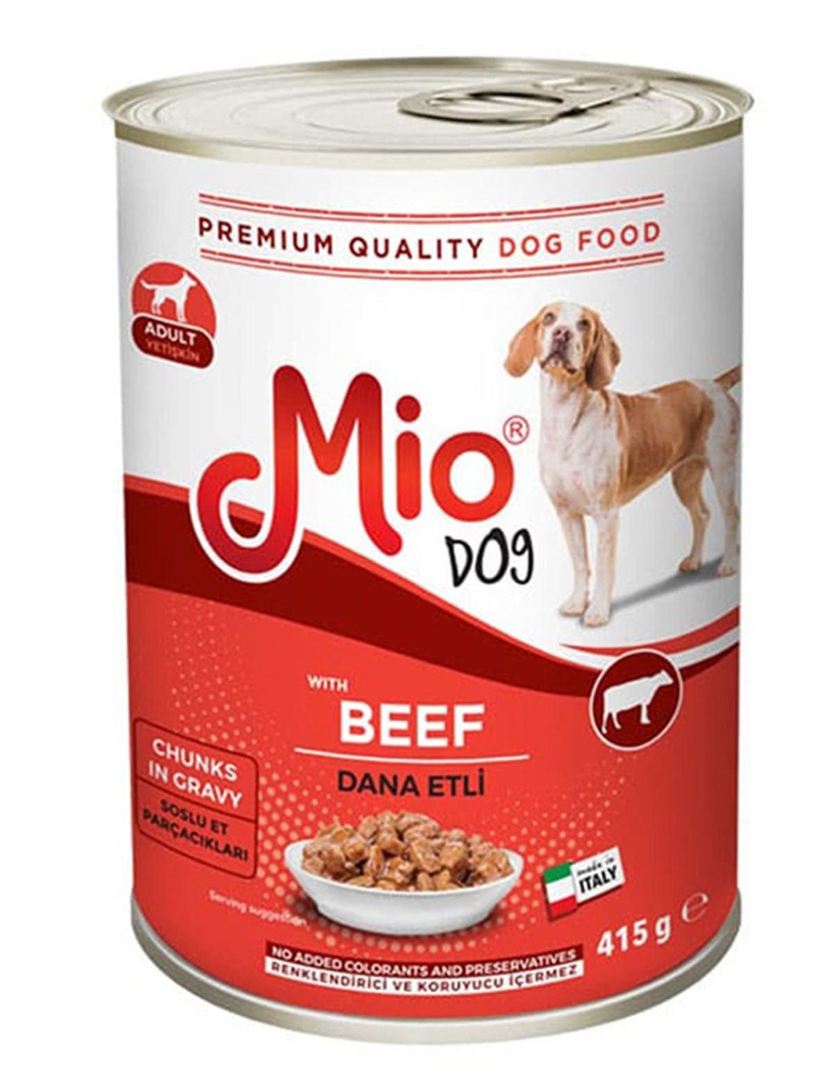 Mio Chunks In Gravy Dana Etli Yetişkin Yaş Köpek Maması 415 gr Tekli