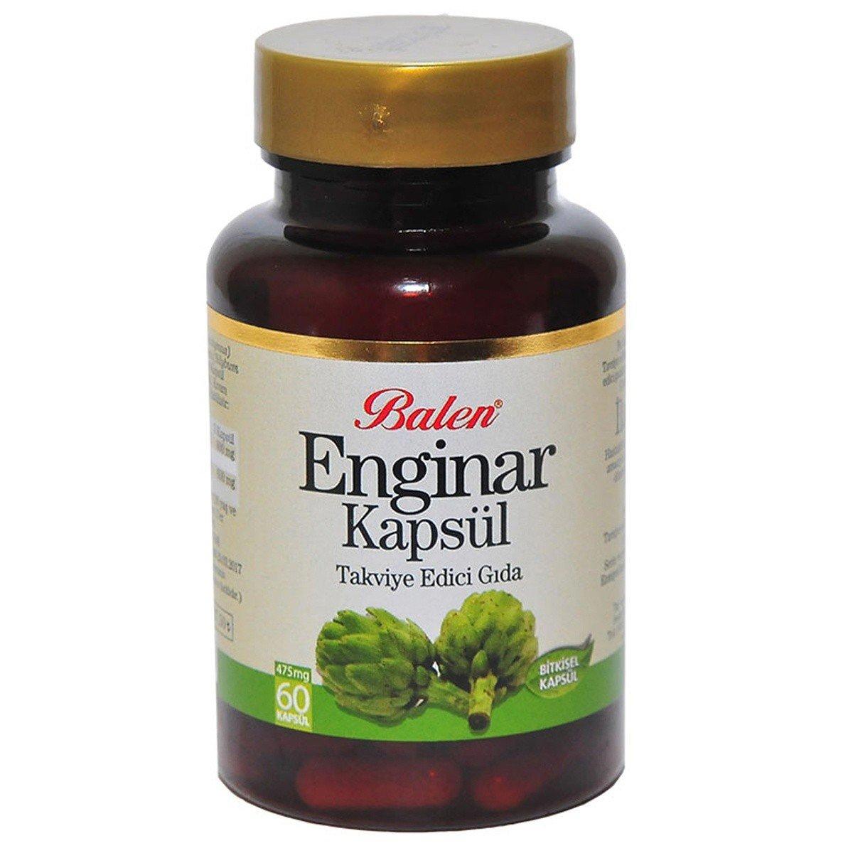 Balen Enginar Aromalı Yetişkin Bitkisel Besin Desteği 60 Kapsül