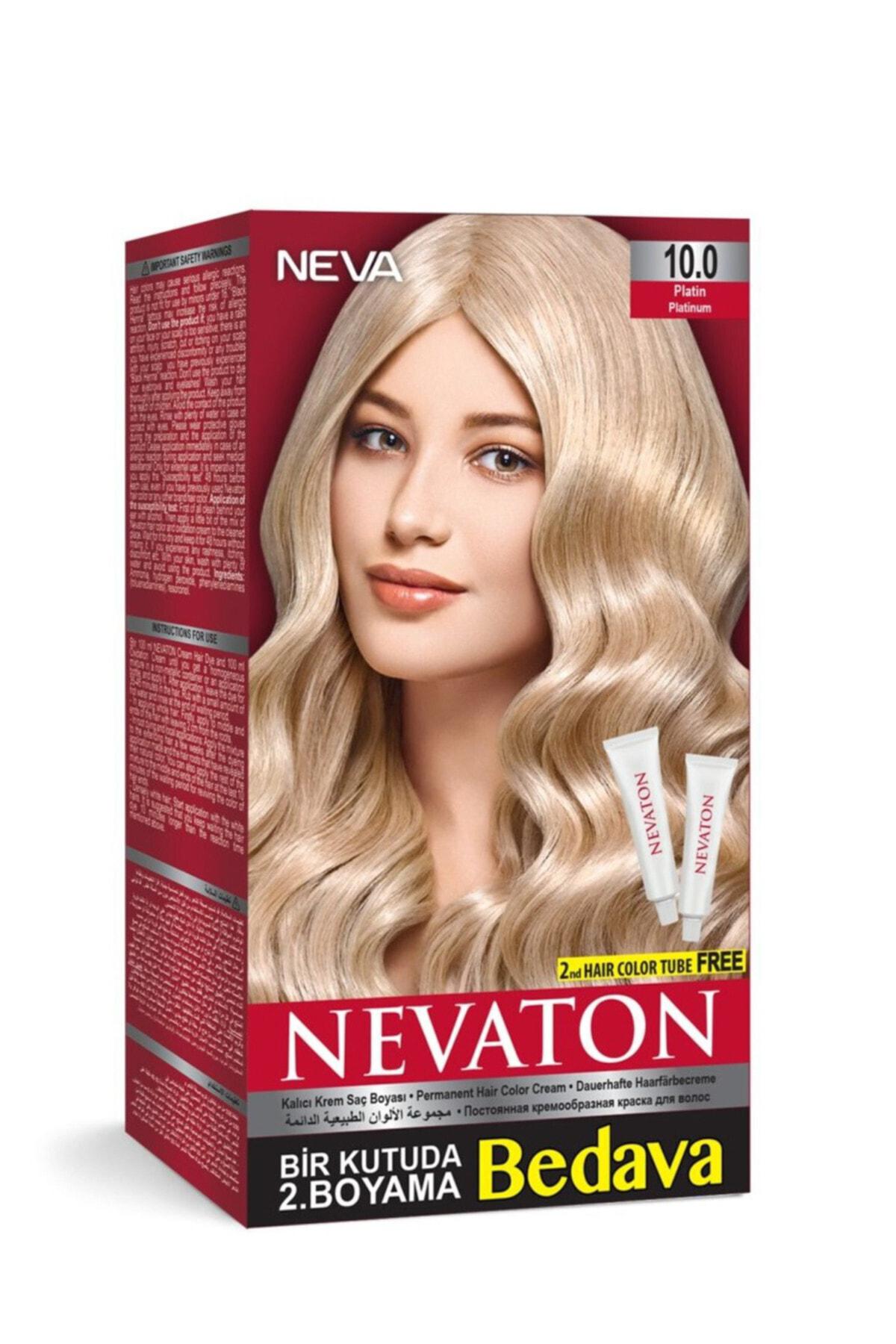 Nevacolor 10.0 Platin Organik Krem Saç Boyası 50 gr
