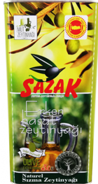 Sazak Natürel Polifenolsüz Soğuk Sıkım Erken Hasat Teneke Sızma Zeytinyağı 5 lt