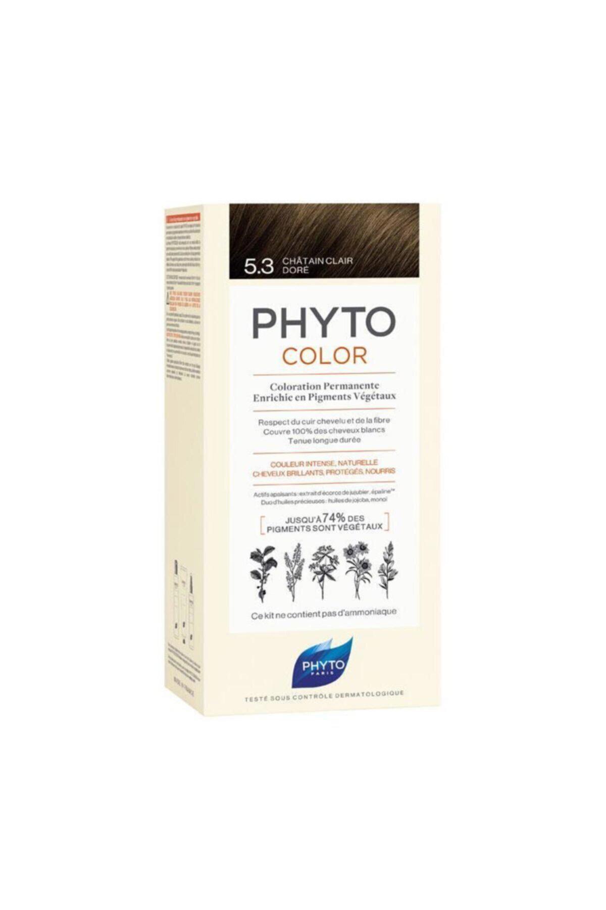 Phyto 5.3 Açık Kestane Dore Amonyaksız Krem Saç Boyası