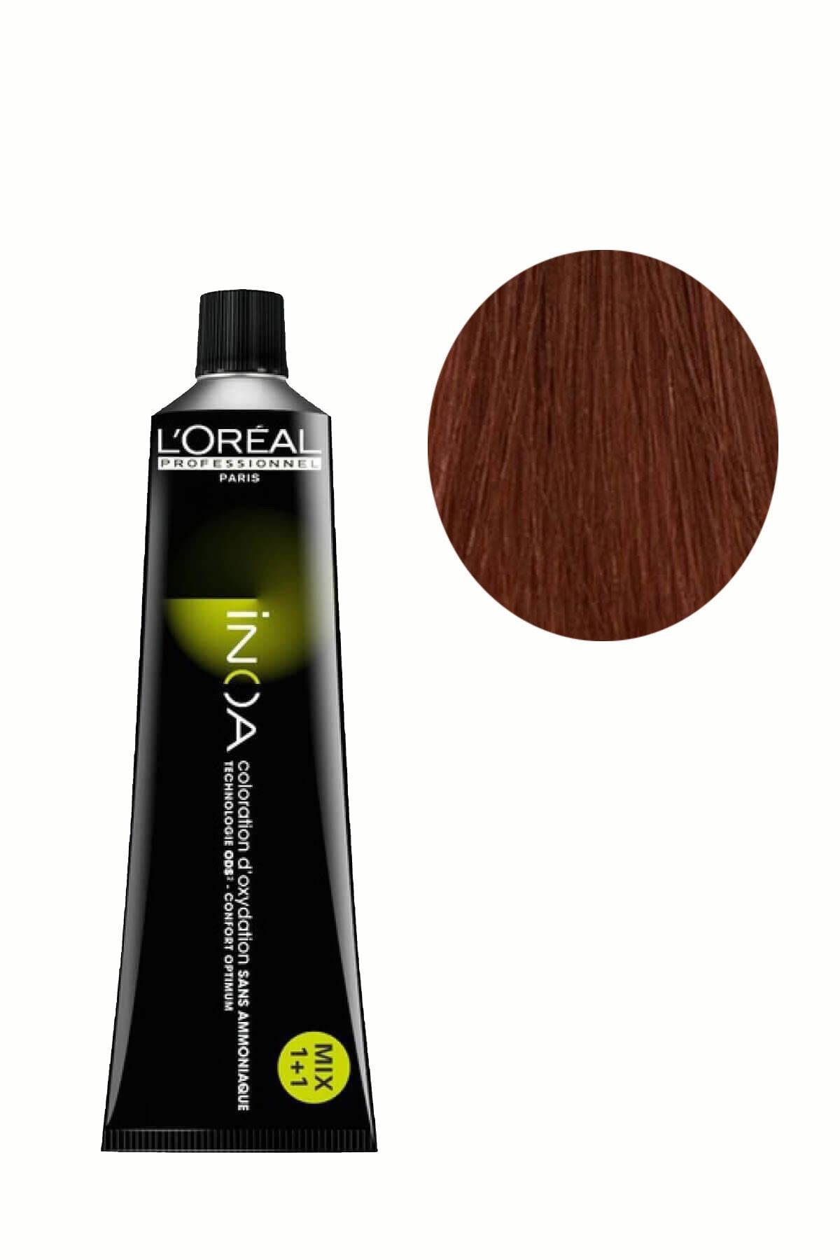 L'Oreal Professionnel 6.35 Kumral Bakır Akaju Amonyaksız Krem Saç Boyası