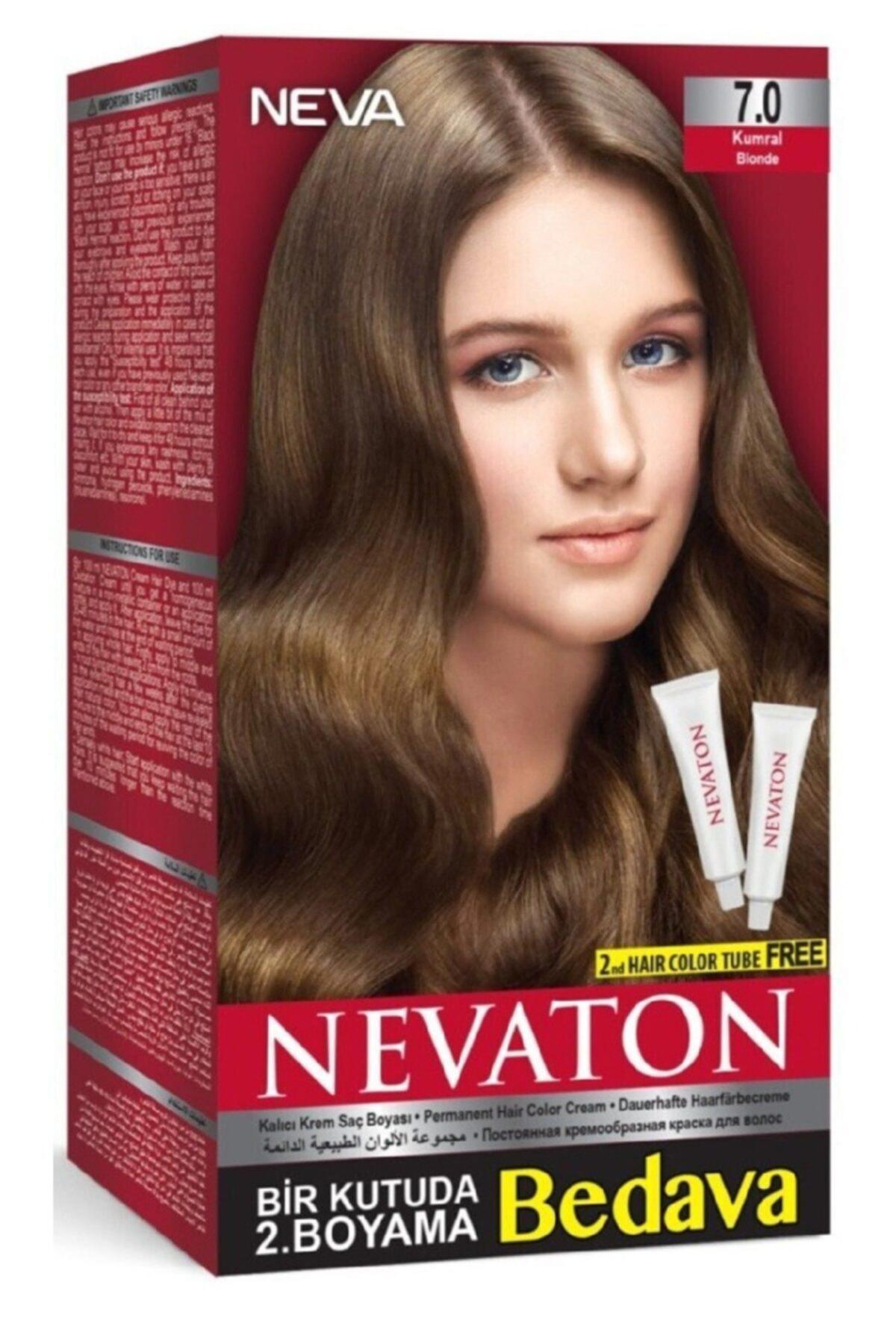 Nevacolor 7.0 Kumral Organik Krem Saç Boyası 50 gr