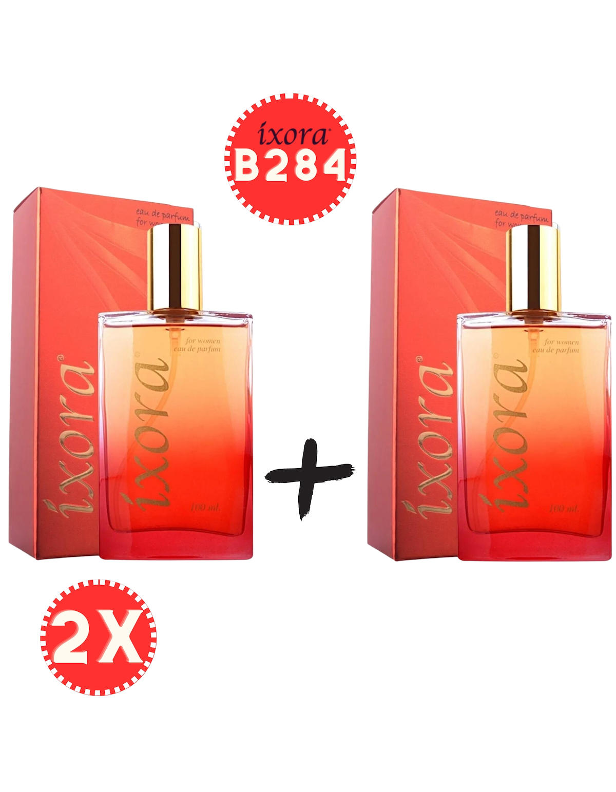 İxora B284 Fantastic EDP Meyvemsi Kadın Parfüm 2x100 ml