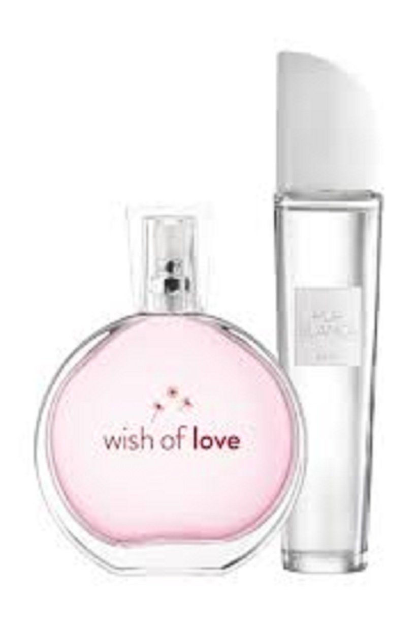 Avon Pur Blanca & Wish Of Love EDT Çiçeksi-Meyvemsi Kadın Parfüm 2x50 ml