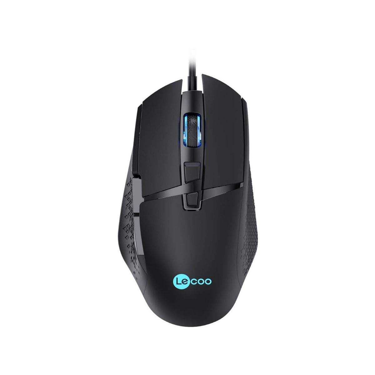 Lenovo Mg1101 RGB Makrolu Kablolu Siyah Gaming Mouse