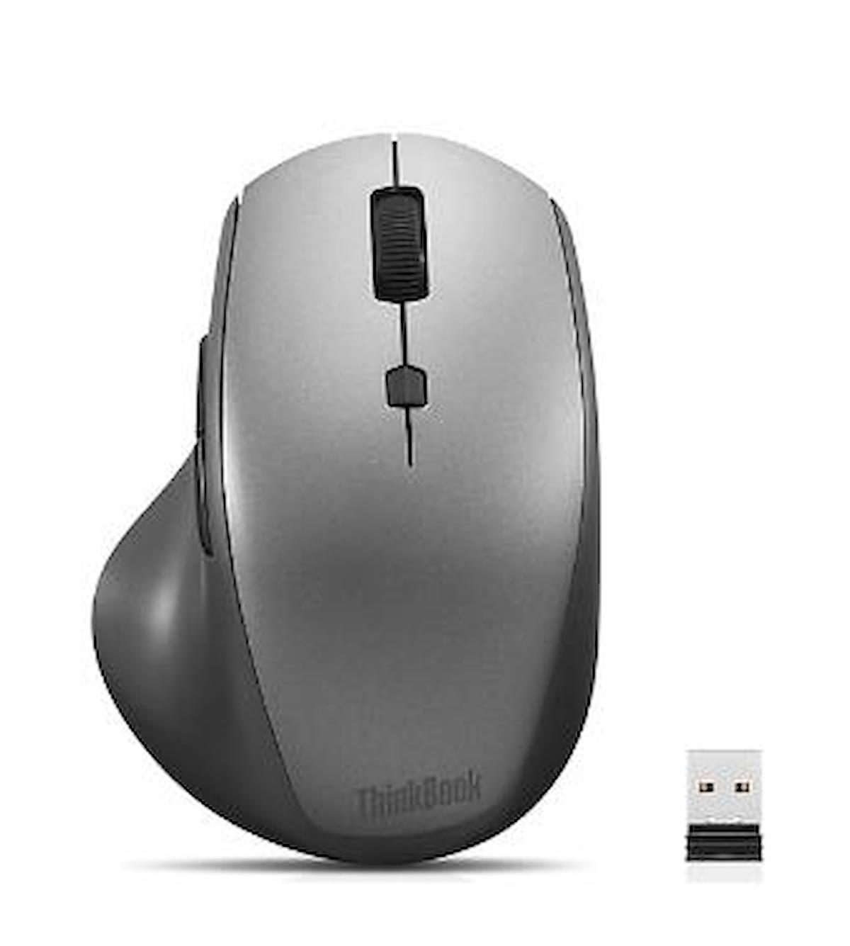 Lenovo 4Y50V81591 Makrolu Kablosuz Gri Optik Mouse