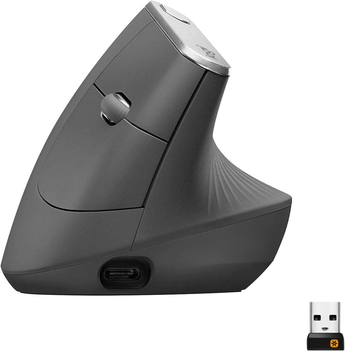 Logitech MX Ergonomik Kablosuz Siyah Optik Mouse