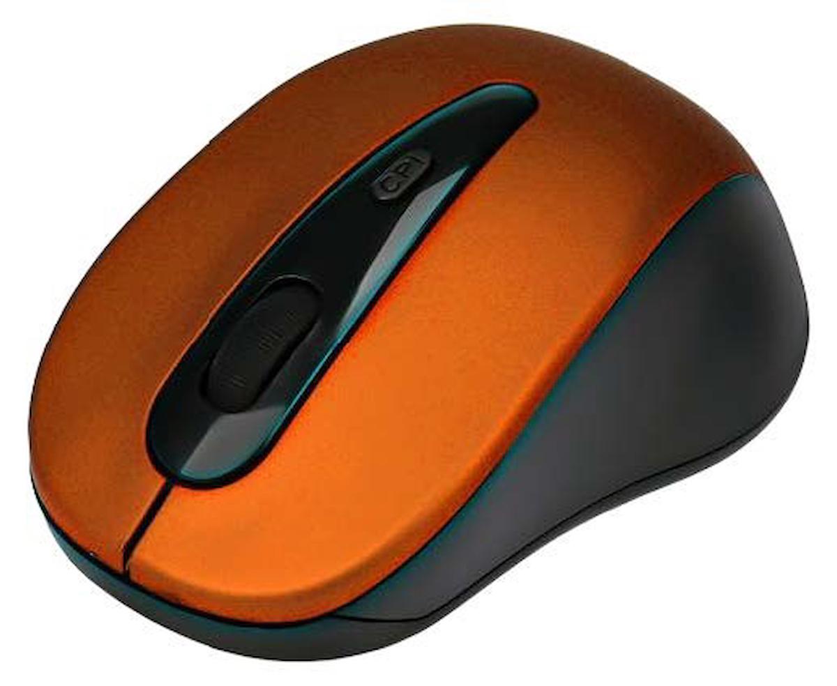 Concord C2-4D Kablosuz Turuncu Optik Mouse