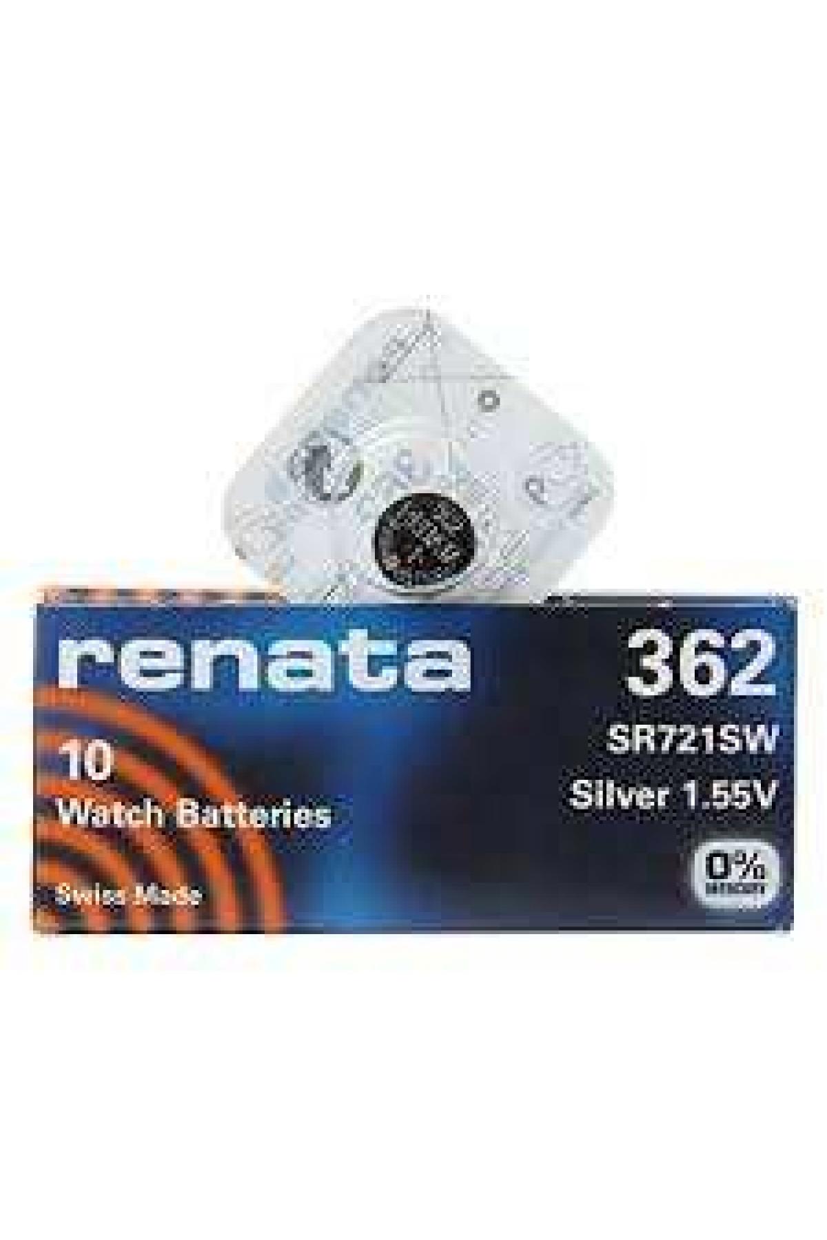 Renata SR721SW 1.55 V Lityum Düğme Pil 10'lu