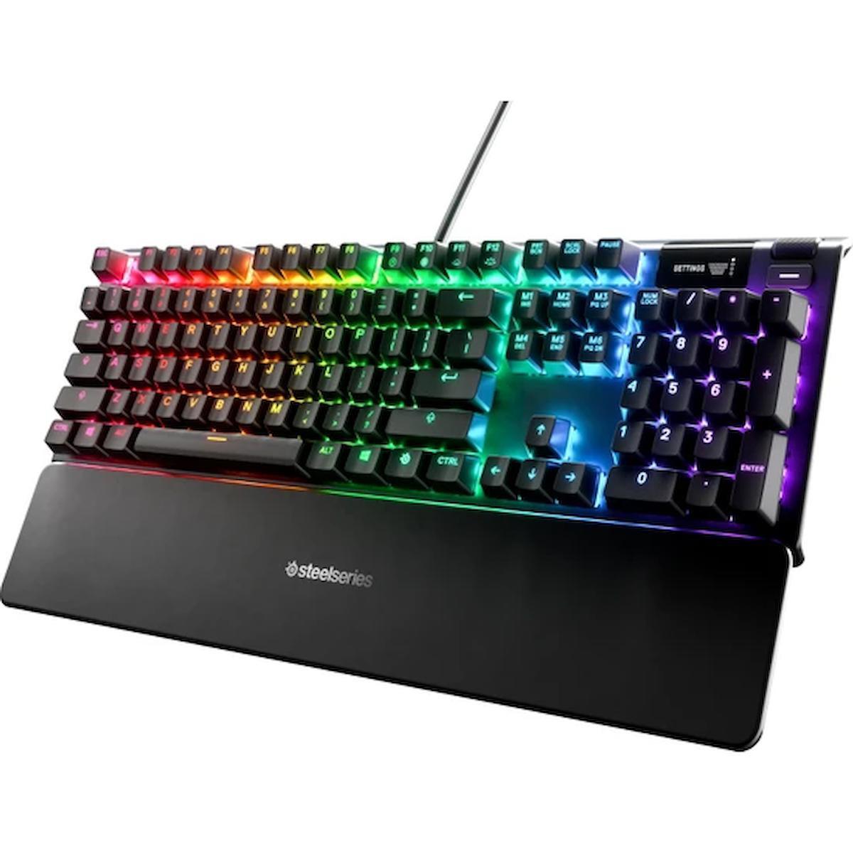 SteelSeries Apex 5 SSK64538 Türkçe 104 Tuşlu Kablolu Siyah Mekanik Gaming Klavye