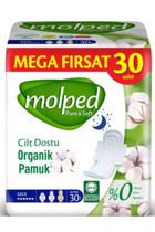 Molped Pure & Soft İnce 30'lu Hijyenik Ped 6 Adet