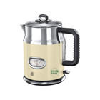 Russell Hobbs Retro Paslanmaz Çelik 1.7 lt 2400 W Işıklı Retro Krem Kettle