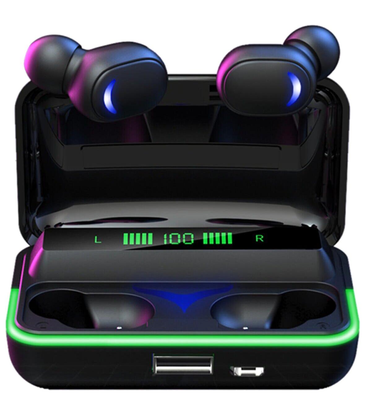 Madepazar E10 5.1 Gürültü Önleyici Oyuncu Kablosuz Kulak İçi Bluetooth Kulaklık Siyah