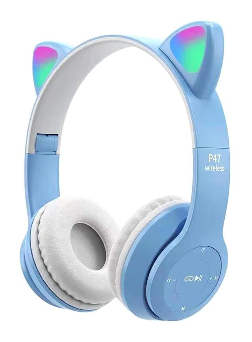 Torima P47M 5.0 Kulak Üstü Bluetooth Kulaklık Mavi