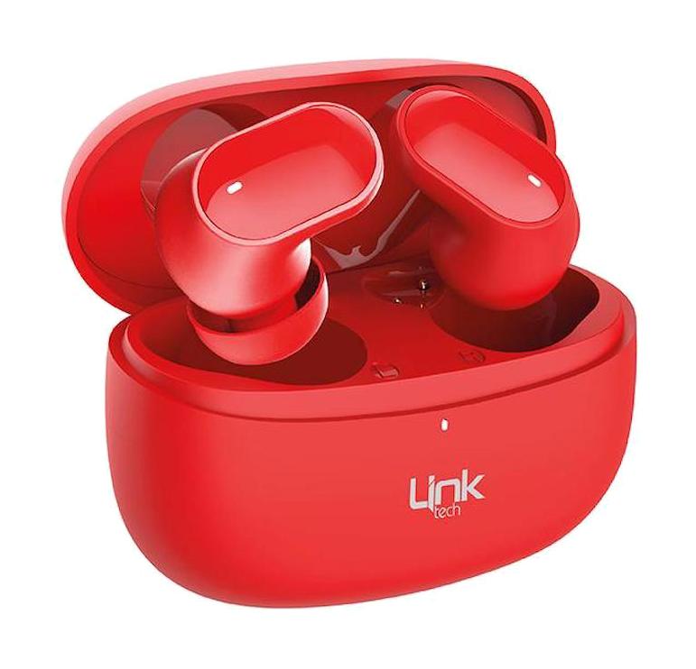 LinkTech TW16 5.1 Gürültü Önleyici Kulak İçi Bluetooth Kulaklık Kırmızı