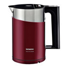 Siemens TW86103P Çelik 1.5 lt 2400 W Klasik Bordo Kettle