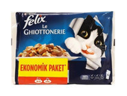 Felix Sığır Eti-Tavuk Yetişkin Yaş Kedi Maması 48x85 gr