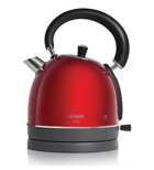 Arzum AR3048 Estilo Çelik 1.8 lt 2200 W Işıklı Retro Kırmızı Kettle