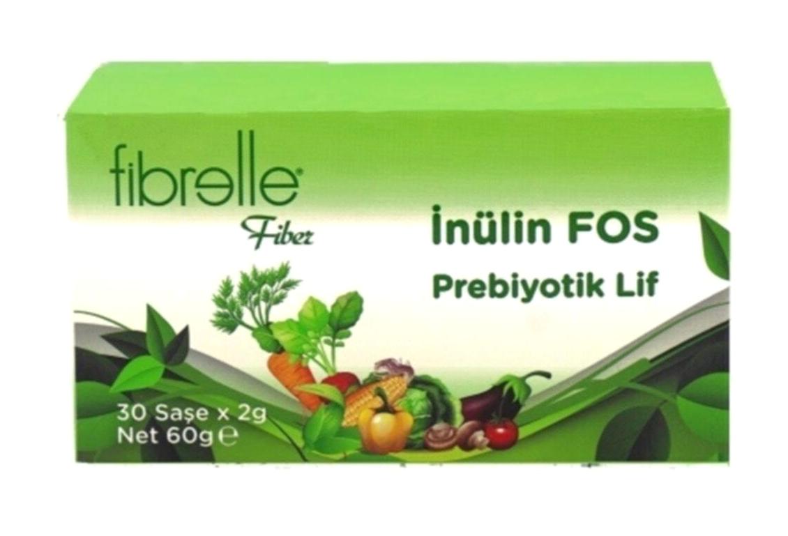 Fibrelle İnülin Fos Prebiyotik Lif Şase 30x2 gr