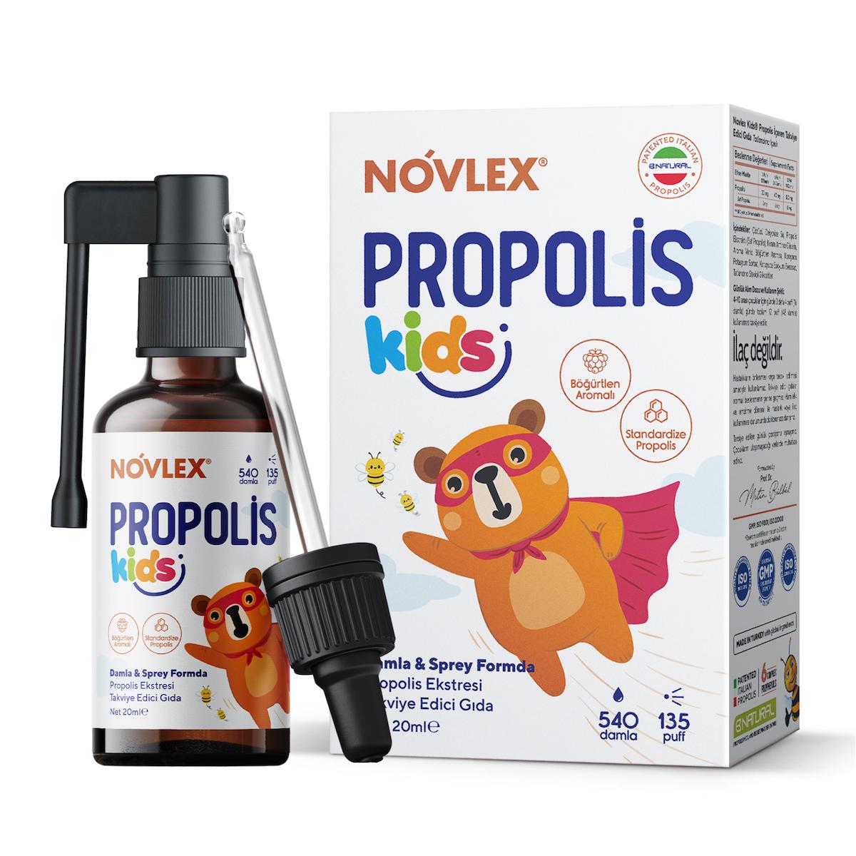 Novlex Kids Sıvı Propolis Ekstresi Sprey&Damla 20 ml