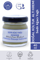 Bioran Sedir Ağacı Yağlı Krem Unisex Deodorant 40 ml