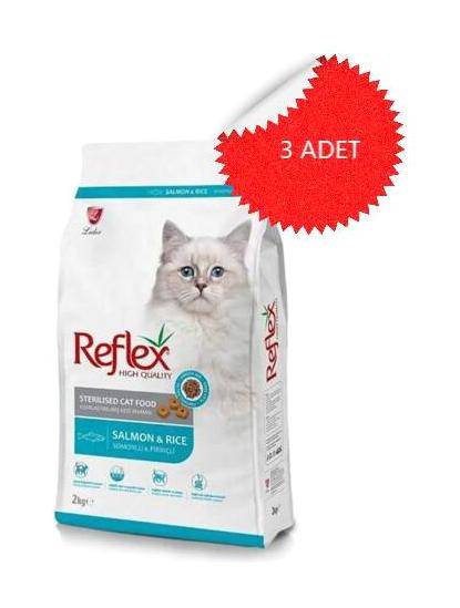 Reflex High Quality Balıklı Yetişkin Kuru Kedi Maması 3x2 kg