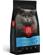 Paw Love Hamsili Somonlu Yetişkin Kuru Kedi Maması 15 kg